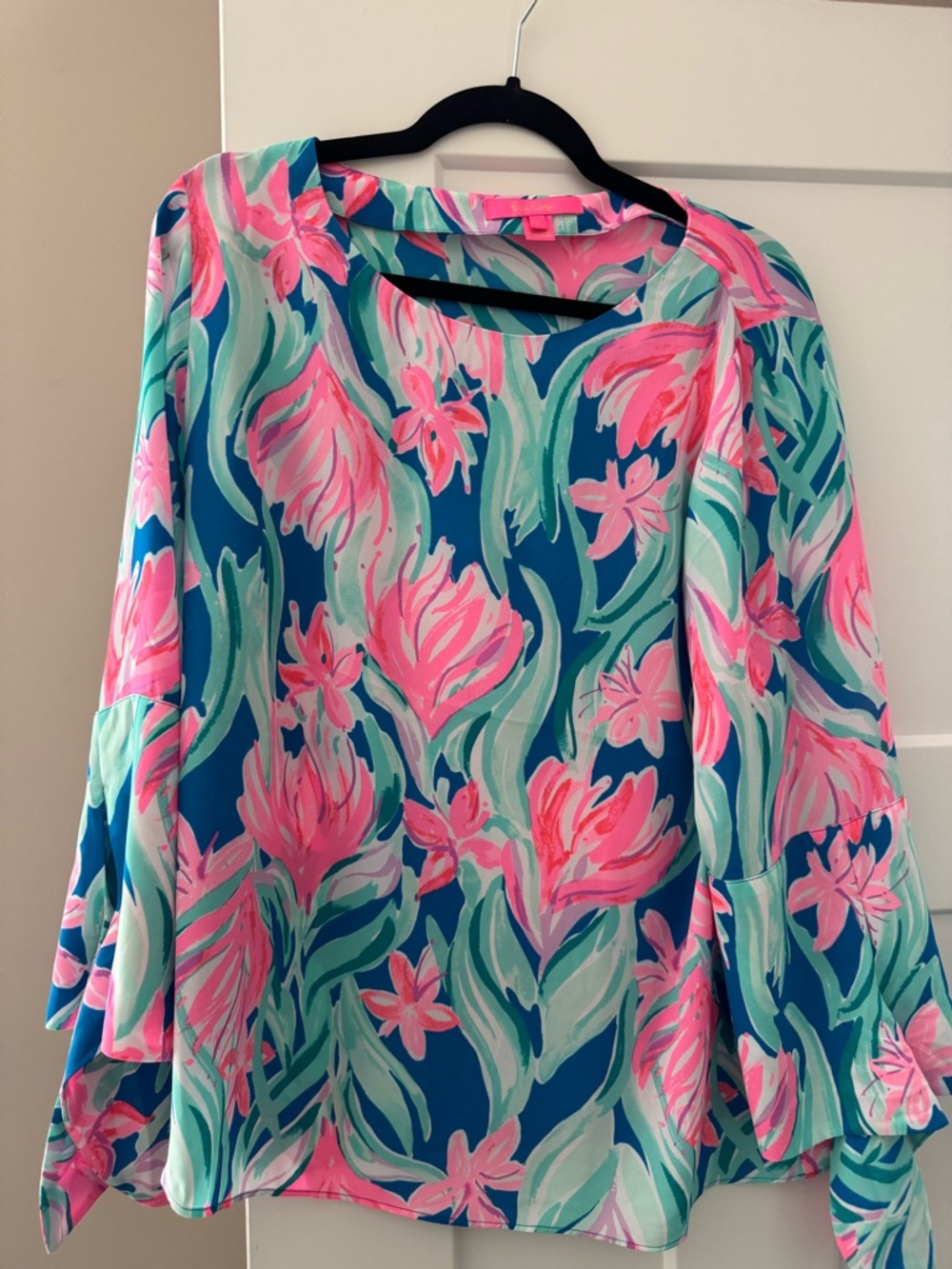LILLY PULITZER LANGSTON BLOUSE EUC L